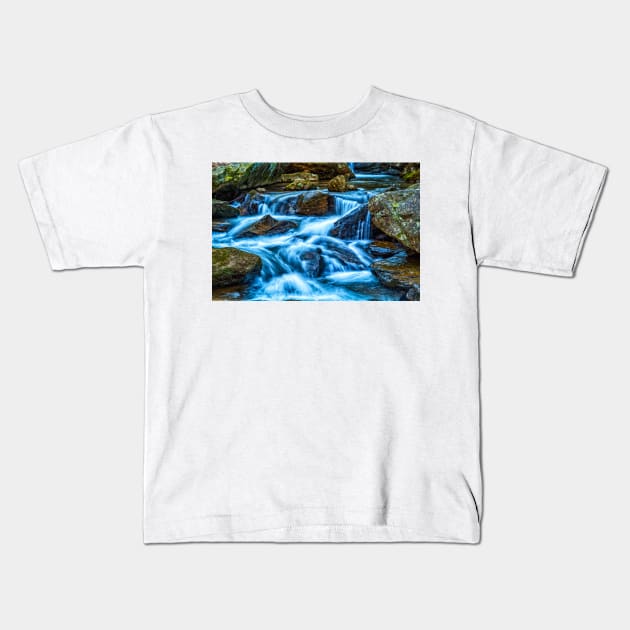 Pearsons Falls on Colt Creek Kids T-Shirt by Gestalt Imagery